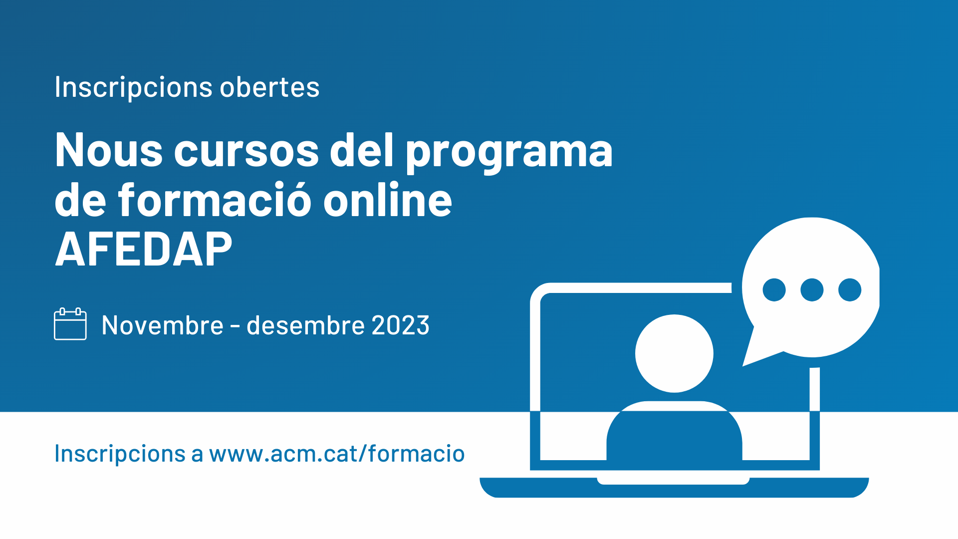 cursos online afedap acm 2023