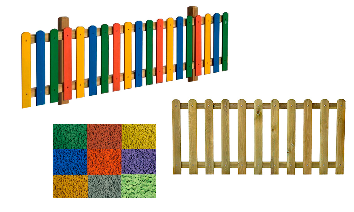 Lots 4, 5 i 6. Tancaments i paviments per a parcs infantils